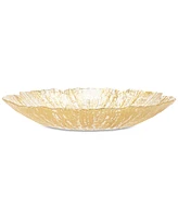 Vietri Rufolo Glass Gold Collection Salad Plate