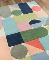 Novogratz by Momeni Delmar DEL08 Multi 3' 6" x 5' 6" Area Rug