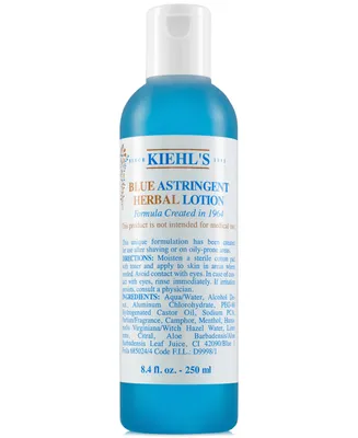 Kiehl's Since 1851 Blue Astringent Herbal Lotion, 8.4
