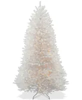 National Tree Company 7.5' Dunhill White Fir Hinged Tree With 750 Clear Lights
