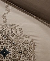 Madison Park Donovan Jacquard Medallion 7-Pc. Comforter Set