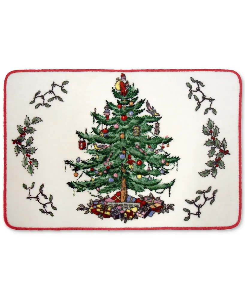 Spode Christmas Tree Bath Rug