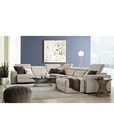 Closeout Nevio Fabric Sectional Sofa Collection Created For Macys