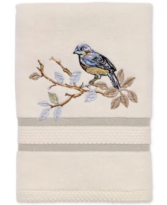 Avanti Love Nest Embroidered Cotton Hand Towel, 16" x 30"