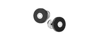 Montblanc Men's Pix Stainless Steel & Black Resin Cuff Links