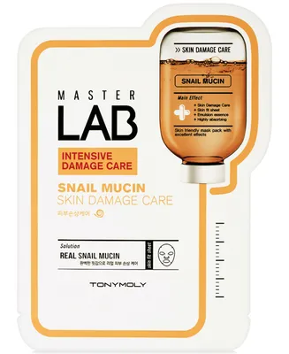 Tonymoly Master Lab Snail Mucin Skin Damage Care Sheet Mask