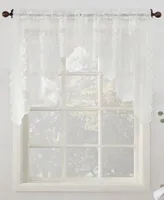 Alison Floral Lace Tier Valance Collection