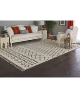 Closeout Nourison Home Rocco Shag Roc02 Cream Area Rug