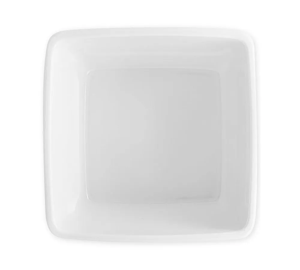 Q Squared Diamond Square 5" Melamine Cereal Bowls, Set Of 4