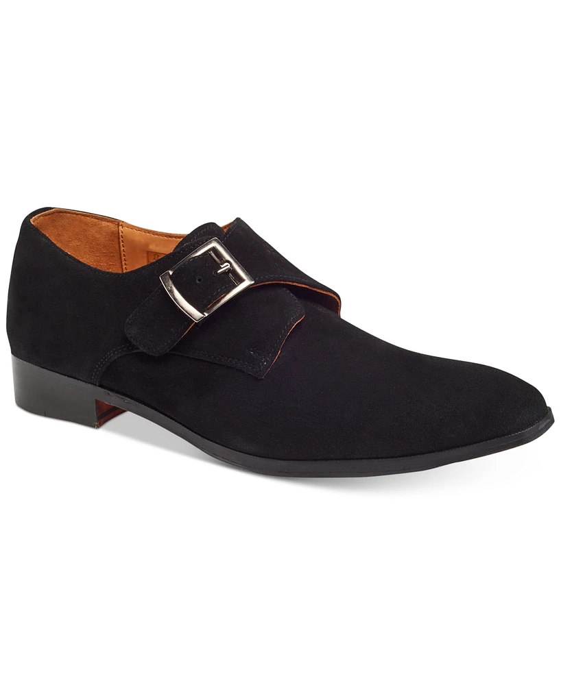 Carlos by Santana Men's Freedom Single Monk-Strap Suede Loafers