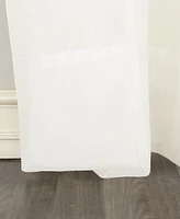 Crushed Sheer Voile Rod Pocket Curtain Panel