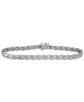 Diamond Swirl Tennis Bracelet (1/2 ct. t.w.) 10k Gold or White