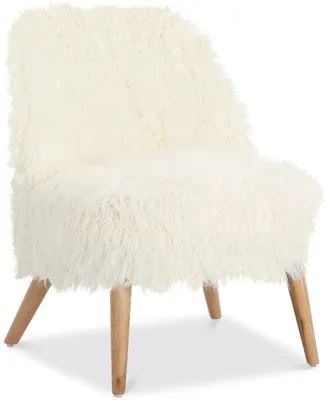 Lucee Faux Fur Accent Chair