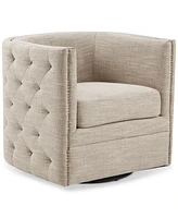 Madison Park Capstone Swivel Tufted Chair