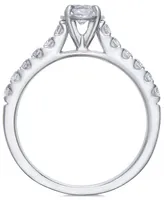 Diamond Round Bridal Set (1 ct. t.w.) in 14k White Gold