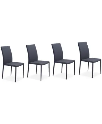Zuo Confidence Dining Chair, Set of 4