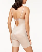 Suit Your Fancy Plunge Low-Back Mid-Thigh Bodysuit