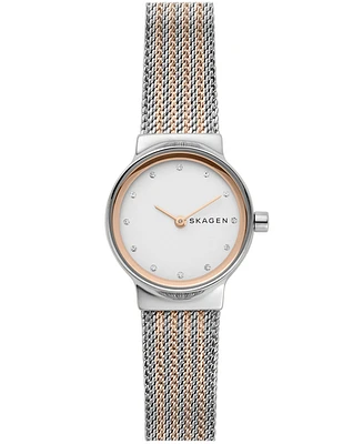 Skagen Women's Freja Two-Tone Stainless Steel Mesh Bracelet Watch 26mm