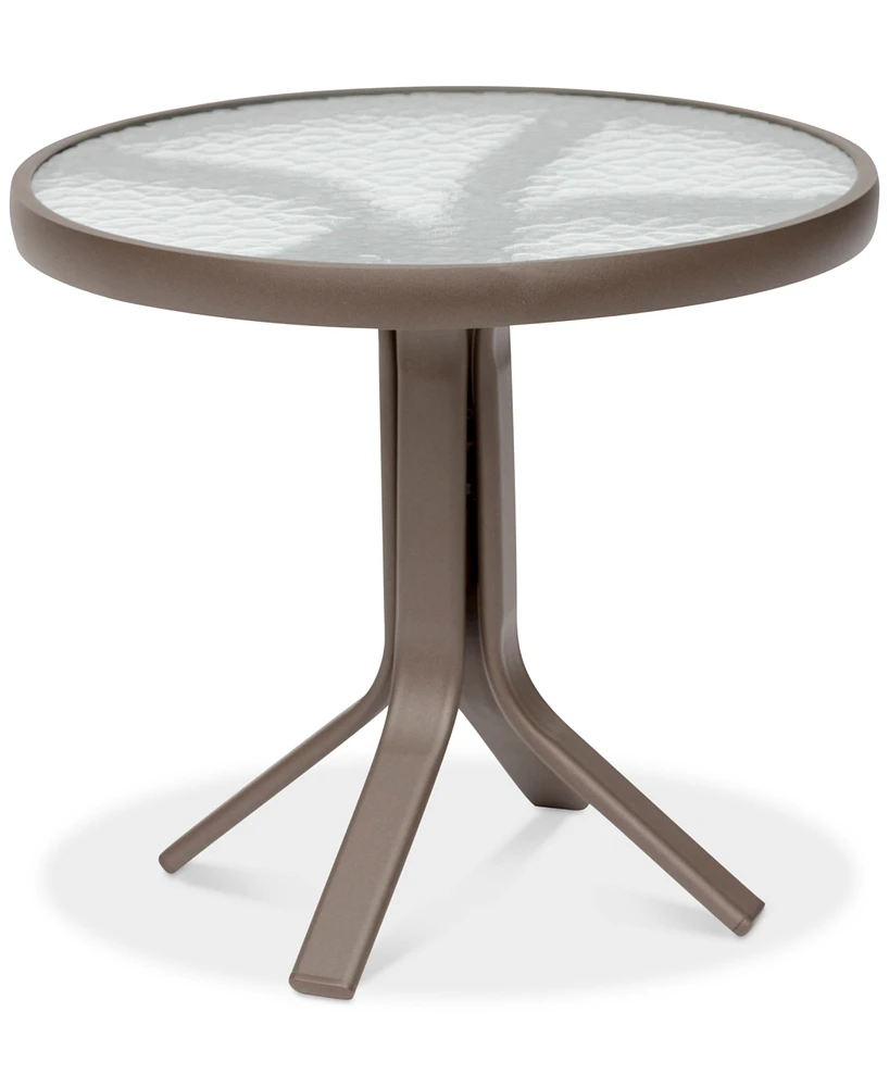 Oasis Outdoor Aluminum 20" Round End Table, Created for Macy's