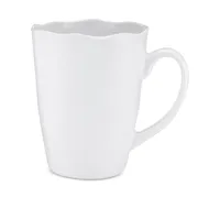 Q Squared Ruffle Melamine Mugs, Set of 4