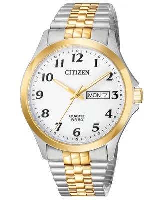 Citizen Men's Quartz Two-Tone Stainless Steel Bracelet Watch 38mm - Two