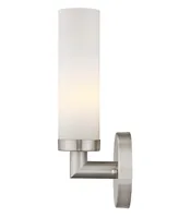 Livex Aero 1- Light Brushed Nickel Sconce