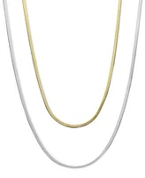 Flat Herringbone Chain Necklace 1 1 4mm In 14k Yellow Or White Gold