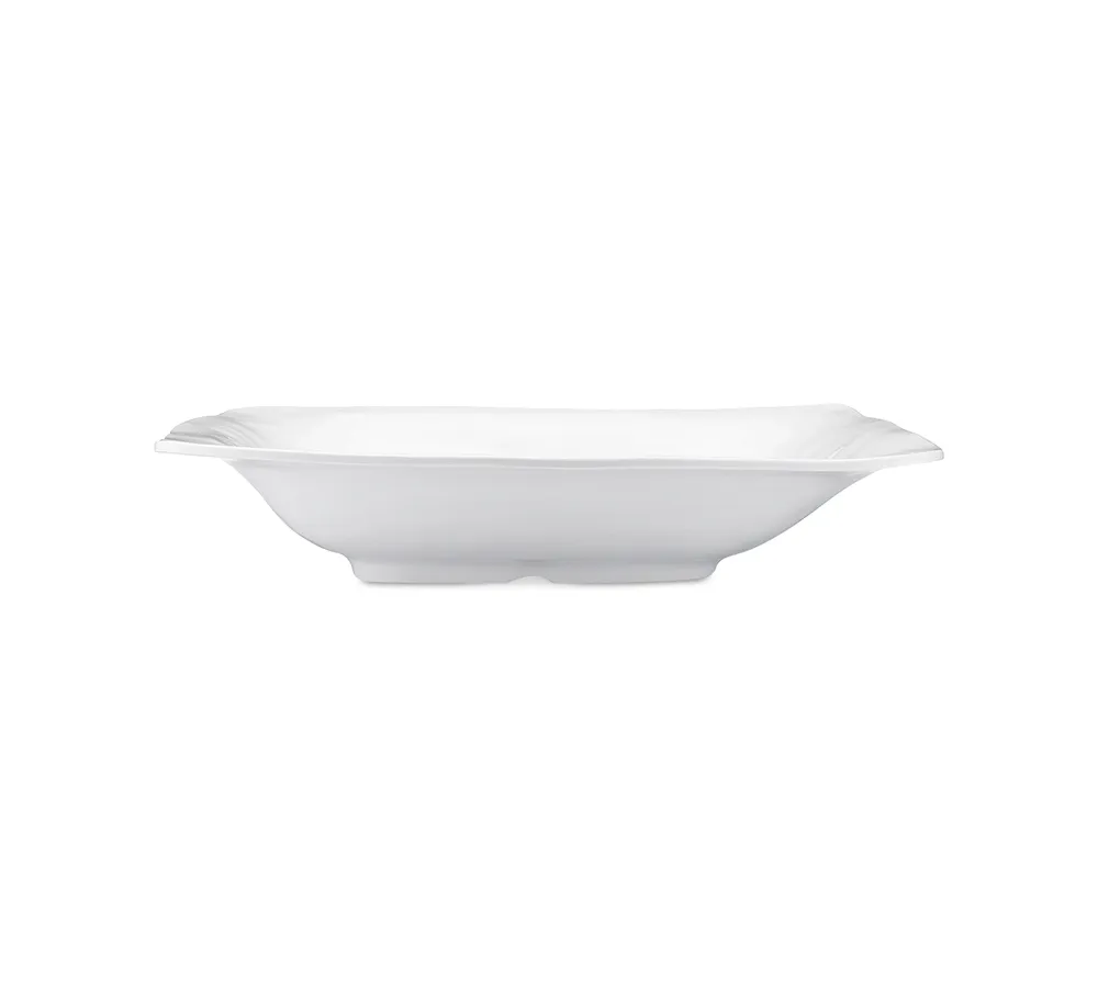 Q Squared Ruffle Melamine Rectangular Serving Bowl