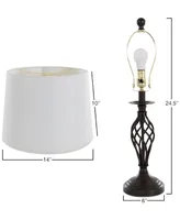 Lavish Home Set of 2 Cage Lamp Set