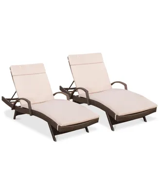 Ashley Outdoor Chaise Lounge (Set Of 2)