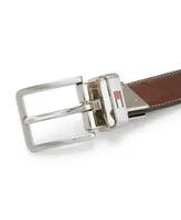 Tommy Hilfiger Big Boys Black and Brown Reversible Belt