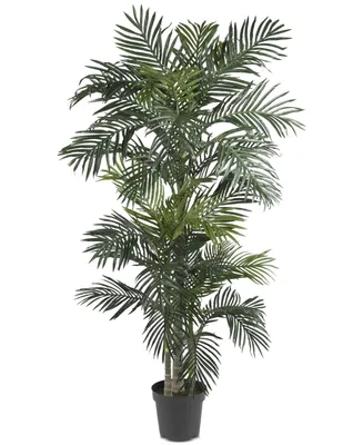 Nearly Natural 6.5' Golden Cane Palm Tree