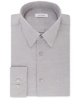 Calvin Klein Steel Men's Classic/Regular Non-Iron Stretch Performance Dress Shirt