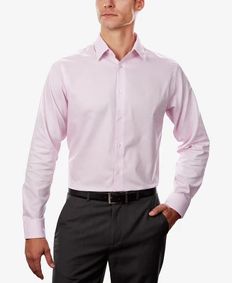 Calvin Klein Steel Men's Classic/Regular Non-Iron Stretch Performance Dress Shirt