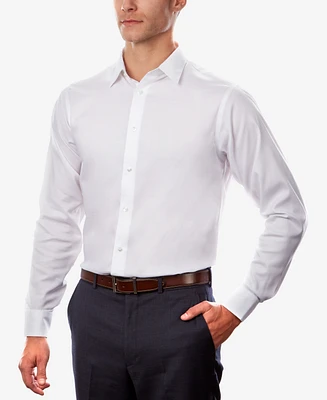 Calvin Klein Steel Men's Classic/Regular Non-Iron Stretch Performance Dress Shirt