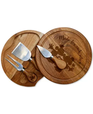 Disney Mickey & Minnie Mouse - 'Acacia Brie' Cheese Board & Tools Set