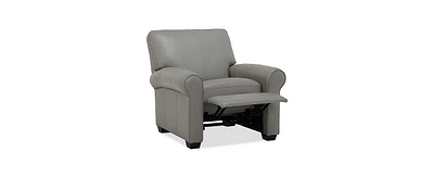 Orid 36" Leather Roll Arm Pushback Recliner, Created for Macy's