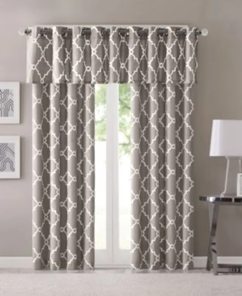 Madison Park Saratoga Fretwork Grommet Window Treatments