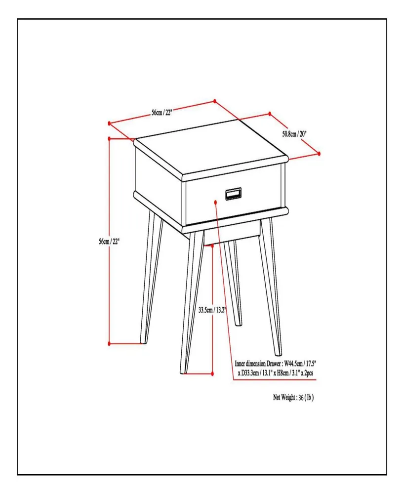 Ednie End Table