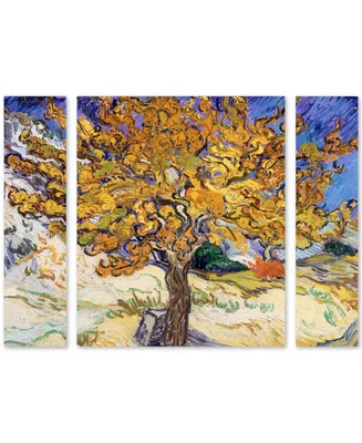 Vincent Van Gogh 'Mulberry Tree 1889' Multi Panel Art Set Large