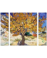 Vincent Van Gogh 'Mulberry Tree 1889' Multi Panel Art Set Large