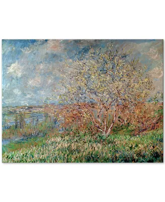 Claude Monet 'Spring 1880' Canvas Wall Art, 24" x 32"