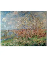 Claude Monet 'Spring 1880' Canvas Wall Art, 24" x 32"