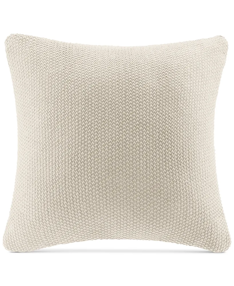 Ink+Ivy Bree Chunky-Knit 20" Square Pillow Cover