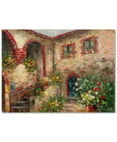 Rio 'Tuscany Courtyard' Canvas Art