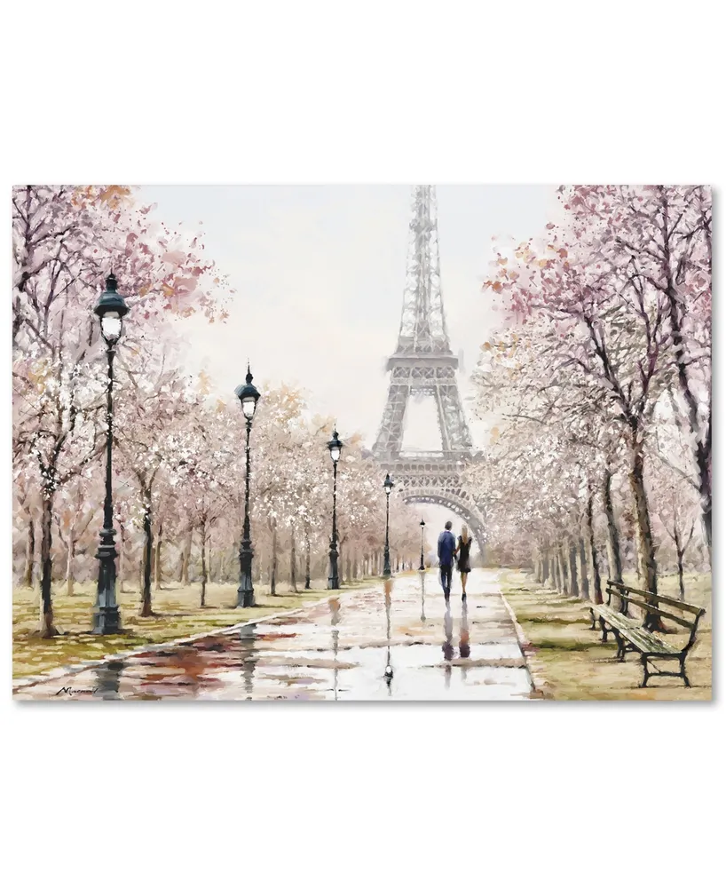 The Macneil Studio 'Eiffel Tower Paste' 35" x 47" Canvas Art Print