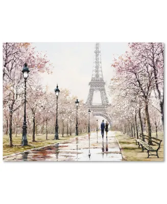 The Macneil Studio 'Eiffel Tower Paste' 35" x 47" Canvas Art Print