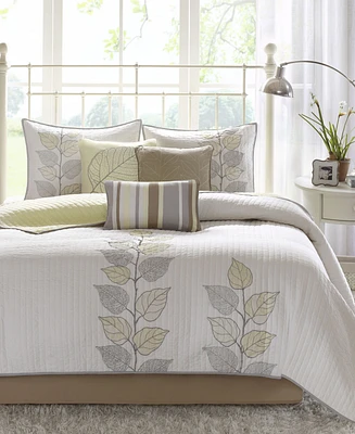 Madison Park Caelie Quilted 6-Pc. Quilt Set