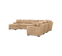 Radley -Piece Fabric Chaise Sectional Sofa