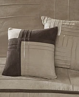 Madison Park Dune Faux-Suede 7-Pc. Comforter Set